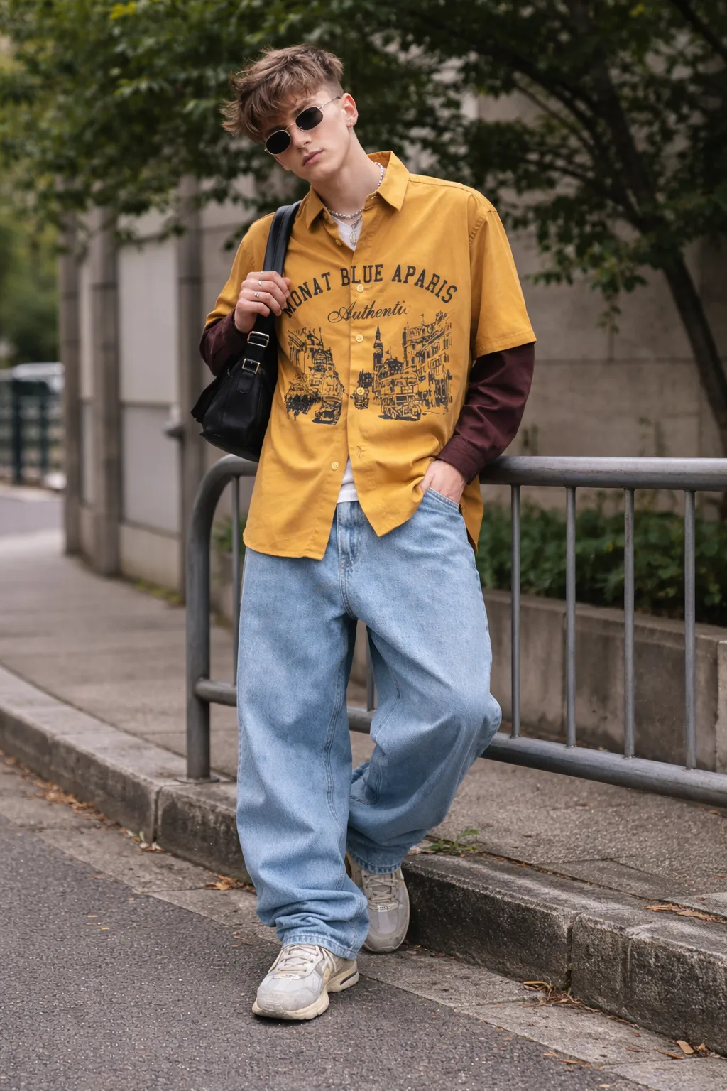 Mustard Paris Doctor Sleeve Shirt – Street Edition